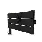 Atlantic - Patère papillon noir pour sèche-serviettes lames plates