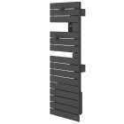 Atlantic - Sèche-serviettes connecté Nefertiti étroit mât gauche 600W anthracite