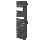 Atlantic - Sèche-serviettes connecté Nefertiti étroit mât gauche 1500W anthracite