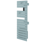 Atlantic - Sèche-serviettes connecté Nefertiti étroit mât droite 1500W vert d'eau