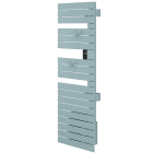 Atlantic - Sèche-serviettes connecté Nefertiti mât à droite 1500W vert d'eau