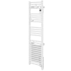 Atlantic - Radiateur sèche-serviettes connecté Doris digital étroit 1500W blanc carat