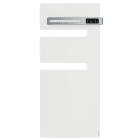 Atlantic - Radiateur sèche-serviettes connecté Serenis mât droite 500W Blanc brillant