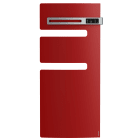 Atlantic - Radiateur sèche-serviettes connecté Serenis mât gauche 500W Rouge passion