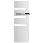 Atlantic - Radiateur sèche-serviettes connecté Serenis mât droite 750W Blanc Carat