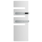 Atlantic - Radiateur sèche-serviettes connecté Serenis Premium mât droite 1750W Blanc Carat
