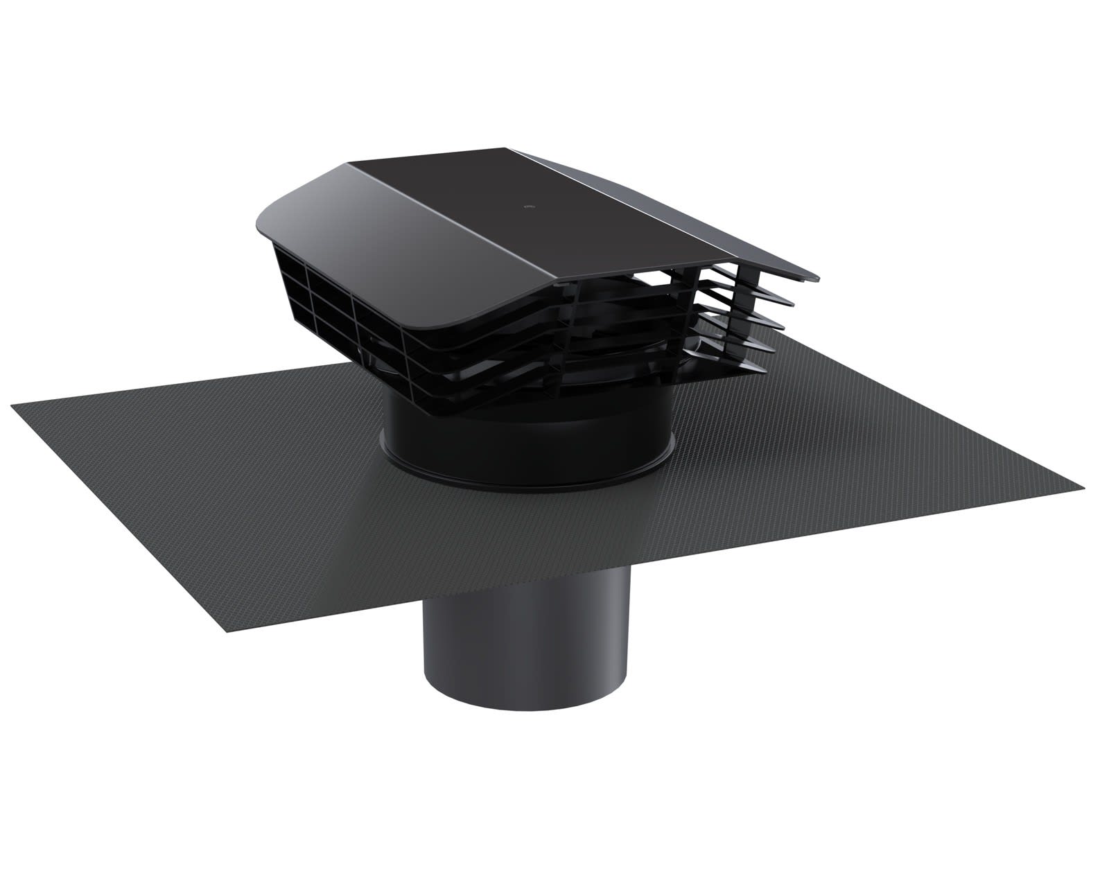 Atlantic - Chapeau de toiture CP PERFORMANCE - Diamètre 160mm - Gris Ardoise