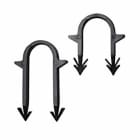 Atlantic - Lot de 100 clips de fixation pour Domocable