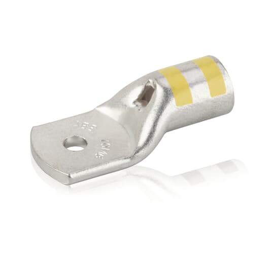 Thomas & Betts - Cosse Color-Keyed droite à raccord M16 pour section 300mm² - 1 trou / Jaune