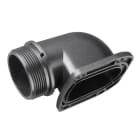 Thomas & Betts - FLANGED ELBOW FOR NC40 BLACK NYLON
