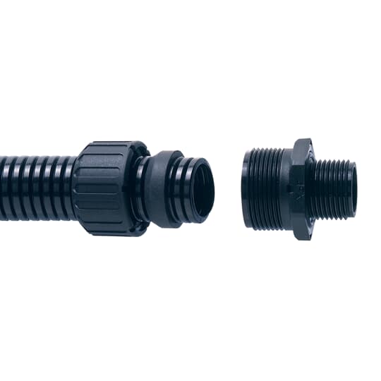 Thomas & Betts - Raccord droit PA6-FIL.EXT.FIX-PG-NR