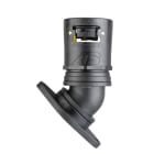Thomas & Betts - Raccord coudé à 45° - Joint intégré - Polyamide (Nylon) 6 - Noir