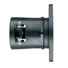 Thomas & Betts - Raccord droit - Joint intégré - Polyamide (Nylon) 6 - Noir