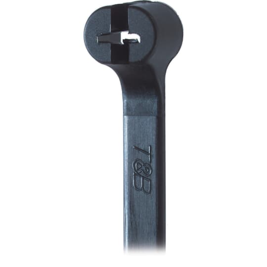 Thomas & Betts - Colliers TY-RAP.3.6x368 mm 180N.PA6.6 noir UV Sachet Euroslot