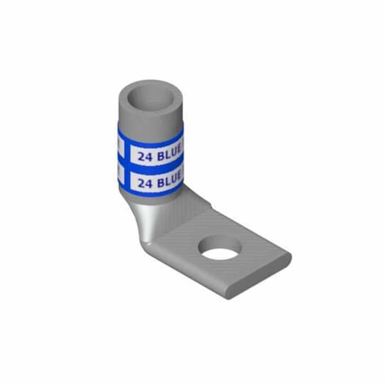 Thomas & Betts - Cosses unipol CU-coudée 90°-max 35kV-calibre fil #2-taille boulon 5/16 pouces