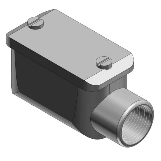 Thomas & Betts - 1/2 Inch Entrance Ells- Aluminum- for Use with Rigid/IMC Conduit