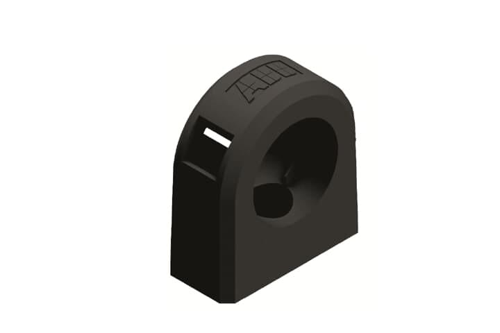 Thomas & Betts - Support de gaine 13mm PA 66 noir V2