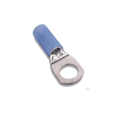 Thomas & Betts - Cosse anneau isol nylon 6AN 3/8 bleu