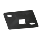 Thomas & Betts - 4Way Mtg Base .5X.5In Blk Nyl Adh