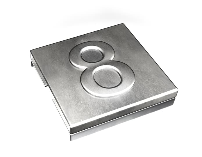 Thomas & Betts - Bague Inox 316 Caractère [8]