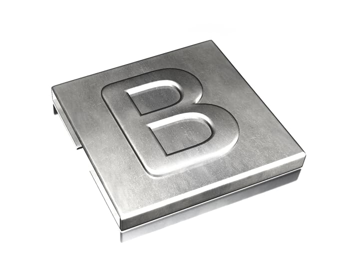 Thomas & Betts - Bague Inox 316 Caractère [B]
