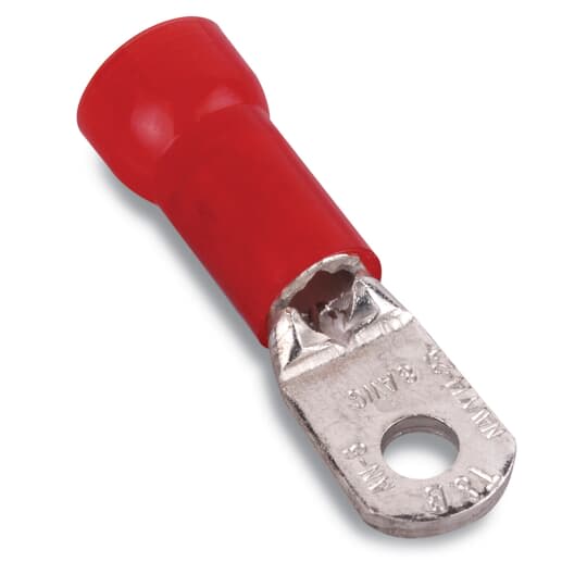 Thomas & Betts - Ins Nyl Ring Term 8An 1/4 Red