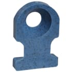 Thomas & Betts - Embase détectable étroite 19x13x3mm polyamide bleu