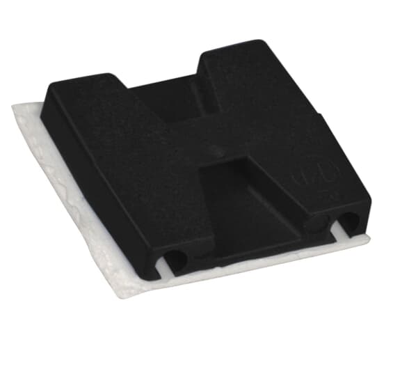Thomas & Betts - 2Way Adh Mtg Base 1.1X1.1In Blk Nyl