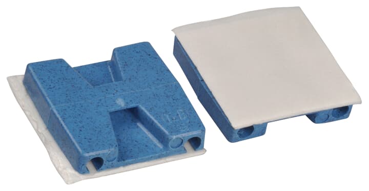 Thomas & Betts - Embase détectable 1 voie 29x29mm polyamide bleu
