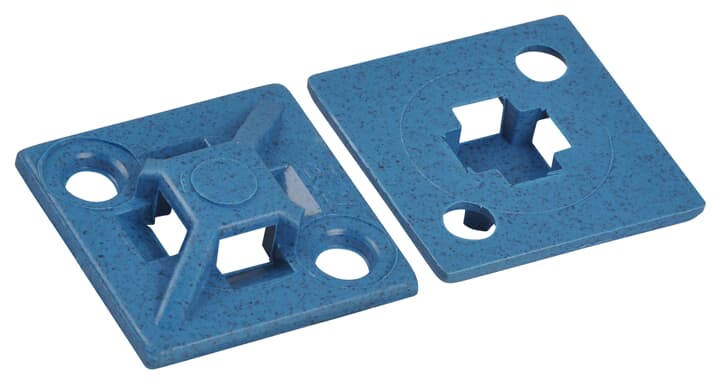 Thomas & Betts - Embase détectable 2 voies 19x19mm polyamide bleu