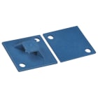 Thomas & Betts - Embase détectable 2 voies 29x29mm polyamide bleu