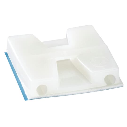 Thomas & Betts - Embase auto-adhésive carrée 29x29mm Naturel pour colliers largeur 7.6mm