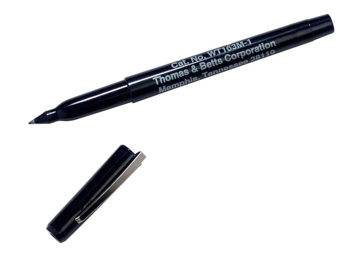 Thomas & Betts - Marking Pen Noir