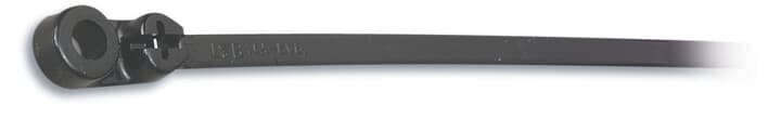 Thomas & Betts - Colliers TY-RAP avec trou de fixation 3.5x151 mm 180N.PA6.6 noir UV