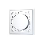 Adee - Kit support blanc EnOcean compatible ODACE? 1 touche large blanche