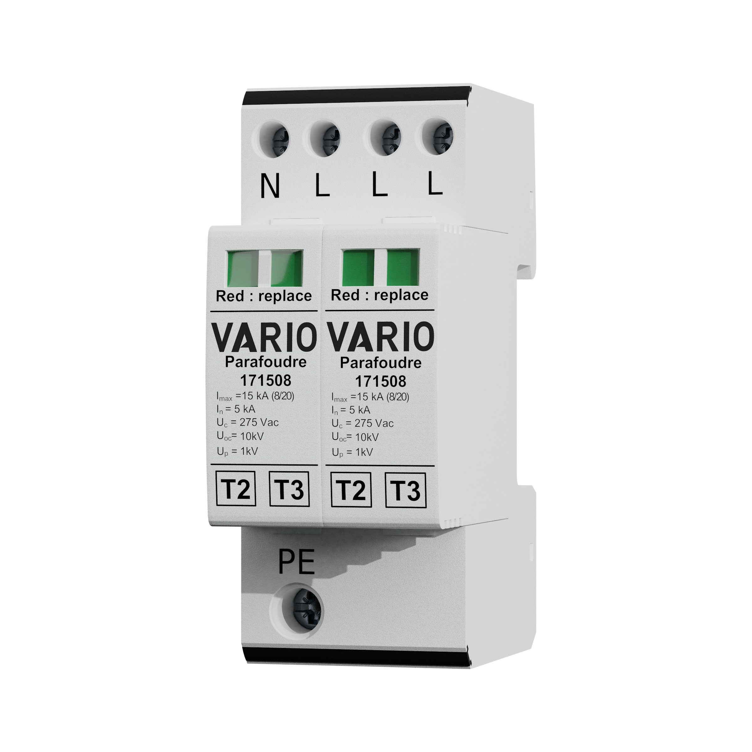 Adee - parafoudre mod tétra compact C1 Uc 275V Imax 15kA sans TS