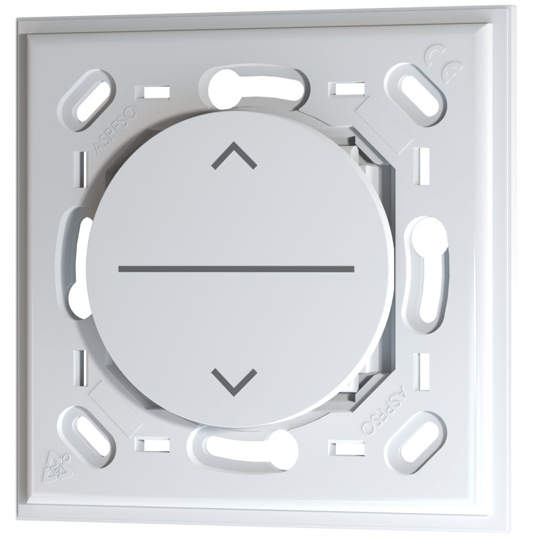 Adee - Kit support blanc compatible ODACE? 1 touche large Volet Roulant