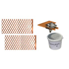 Adee - Kit terre haute performance 2 grilles 0,5x1m cuivre déployé