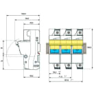 Adee - parafoudre modulaire FUSADEE triphasé sans neutre 45kW Up = 0,8kV