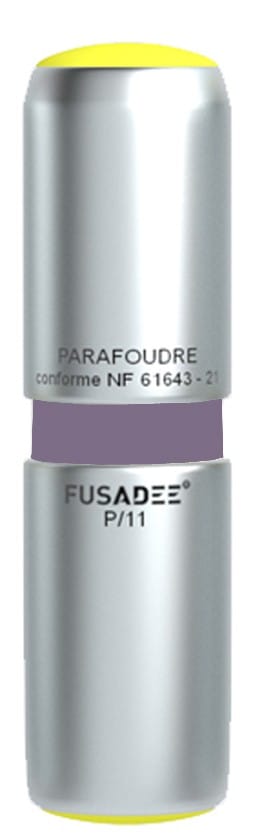 Adee - FUSADEE cartouche parafoudre téléphonie analogique 11x38 jaune Up = 0,25kV