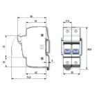 Adee - parafoudre mod FUSADEE 1 paire ligne spec. Analogique 4-20mA Up 0,035kV