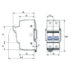 Adee - parafoudre mod FUSADEE 1 paire ligne spec. Analogique 4-20mA Up 0,035kV