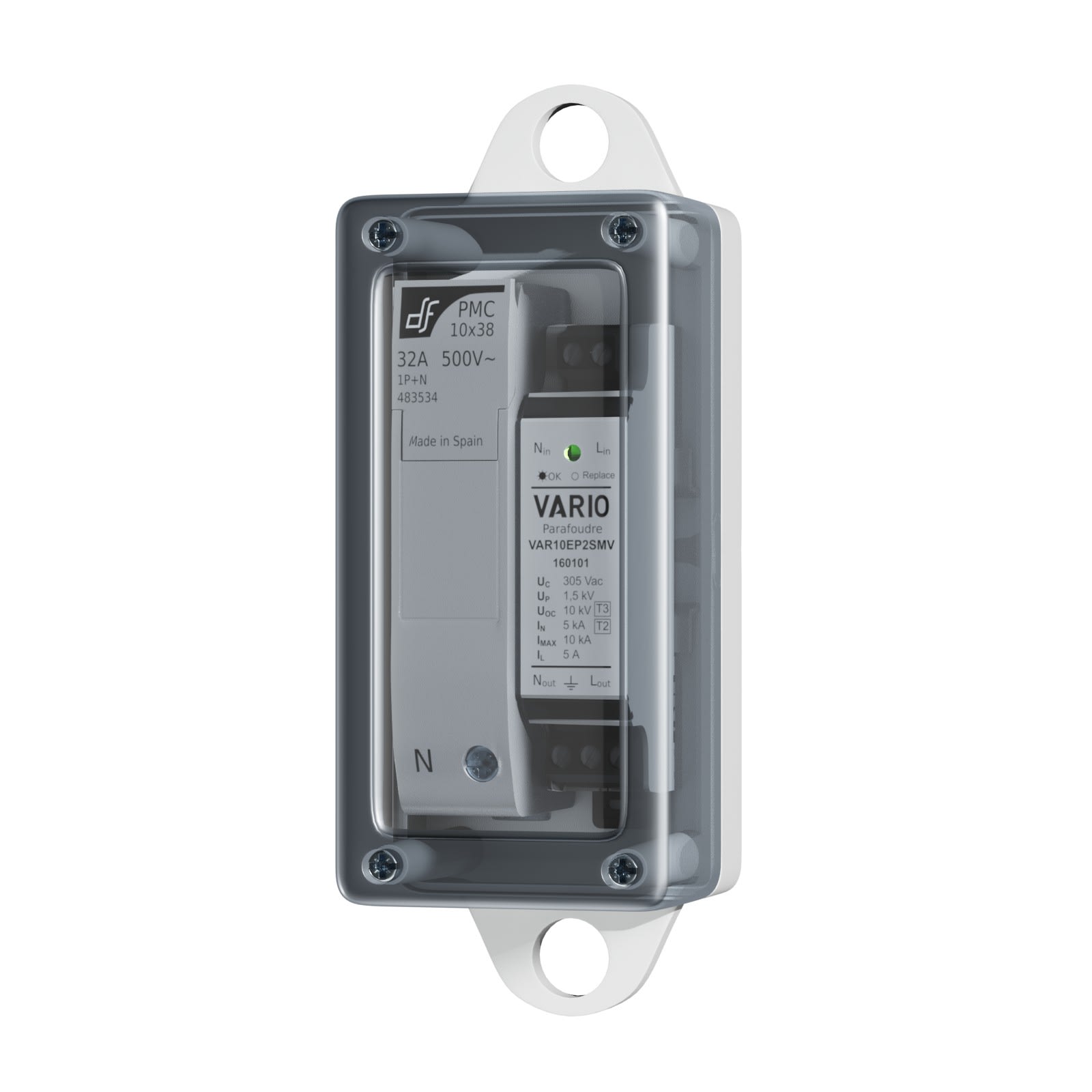 Adee - Cof façade parafoudre VAR15EP fusible 4A