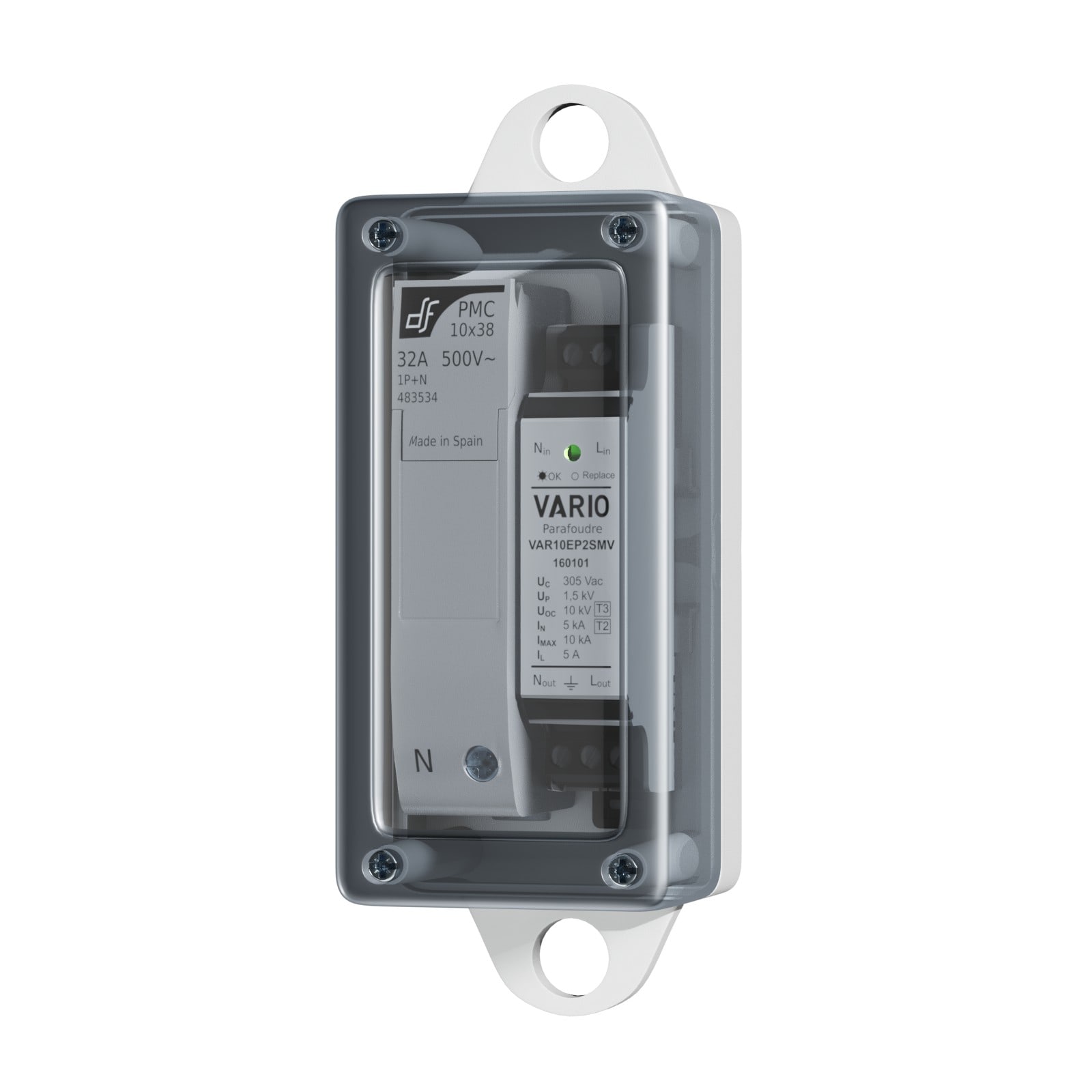 Adee - Cof façade parafoudre VAR15EP fusible 4A