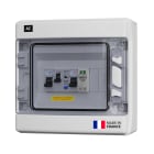 Adee - Coffret PV AC mono 2kW avec disjoncteur 10A, inter-diff 30mA et parafoudre