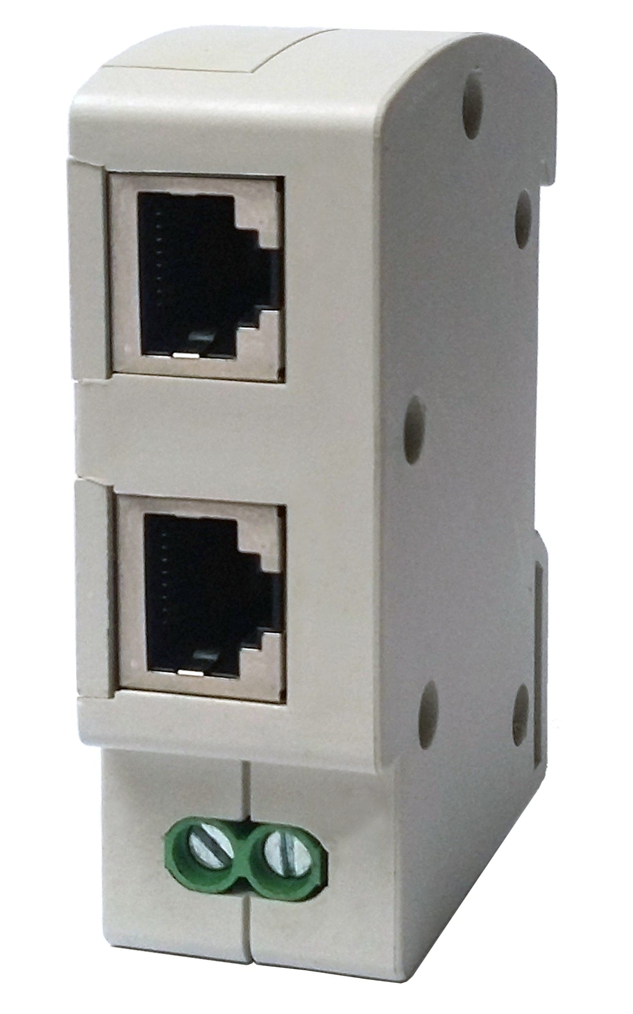 Adee - Parafoudre pour liaison Ethernet POE RJ45 F/F 1000Mbits In 2,5kA Iimp 0,5kA