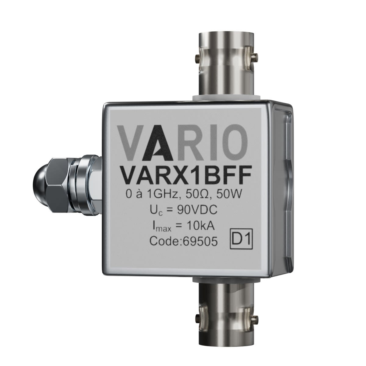 Adee - parafoudre VARIO pour liaison vidéo BNC M/M classe D1