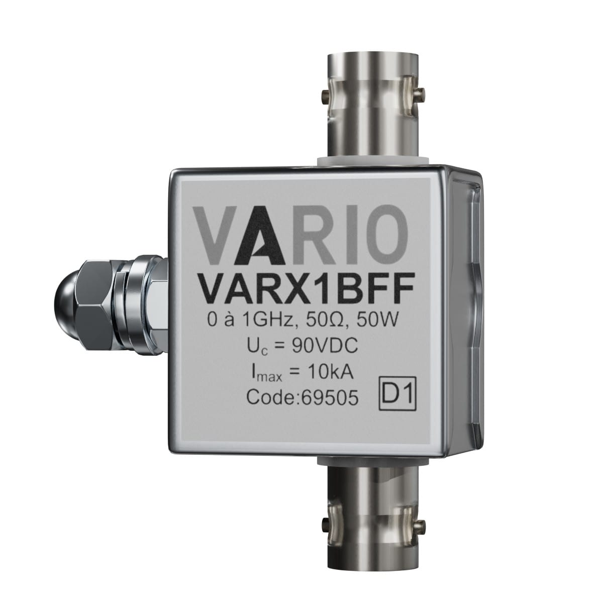 Adee - parafoudre VARIO pour liaison vidéo BNC M/M classe D1