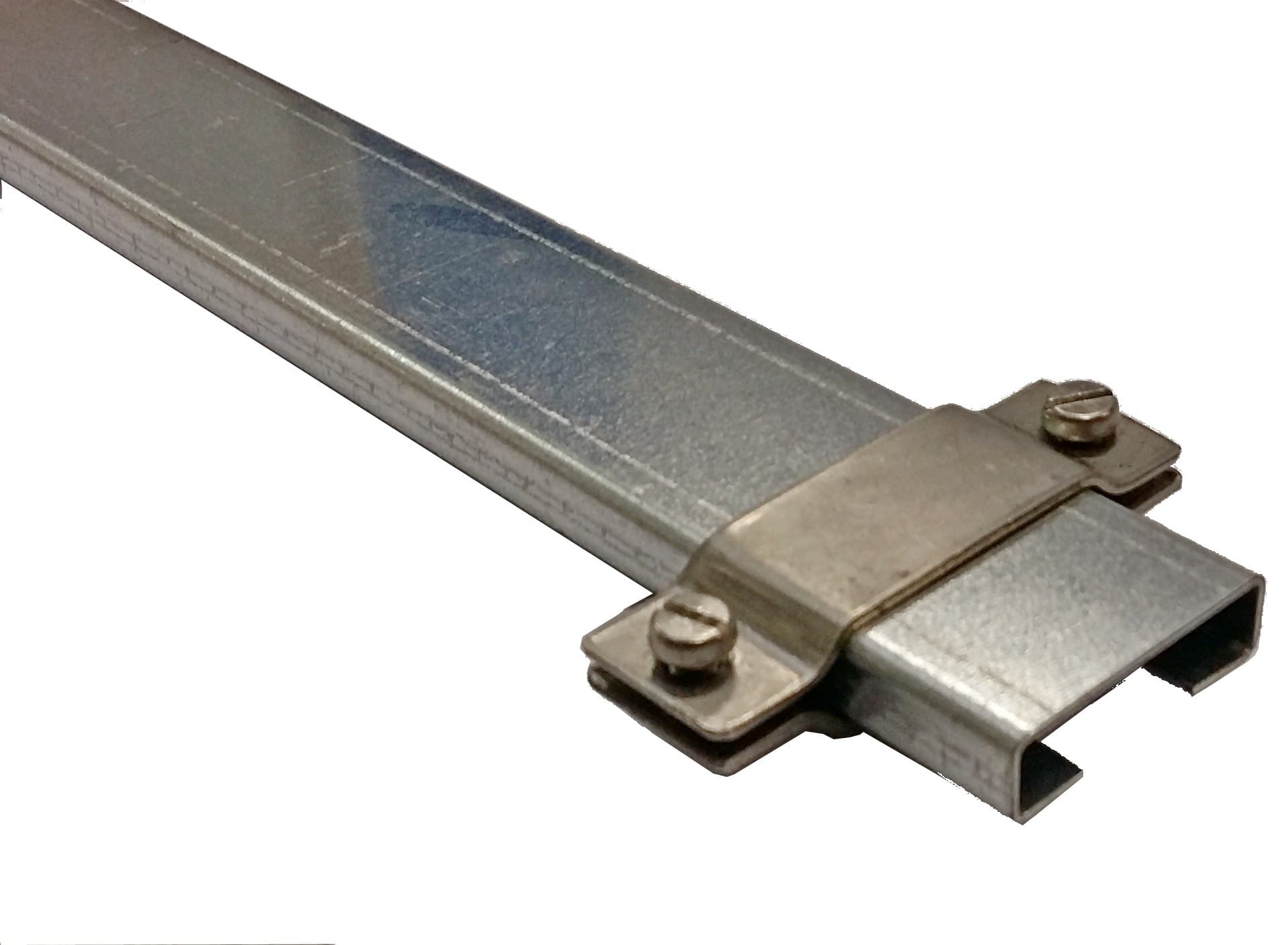 Adee - Gaine de protection acier galvanisé pour ruban et 3 fixations