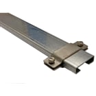 Adee - Gaine de protection acier galvanisé pour ruban et 3 fixations